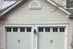Two-8x7-Clopay-GD15U-White-Doors-in-Ellicott-City-MD